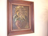 Slunečnice, olej na plátně, 20 x 30.5 cm,  nesignováno, snad raný van Gogh,  vyvolávací cena 12 605 Euro