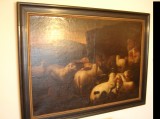 Spící pastýři,  Philipp Peter Roos, řečený Rosa di Tivoli,  nar. 1657  ve Frankfurtu, + 1705 v Římě,  olej na plátně 114 x 157 cm, s dokladem pravosti od prof. L.W. Abelse, Wien,  vyvolávací cena 20 000
Euro.