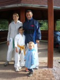 Barča, Lenka, Kája a Vája 
v novém letním dojo