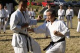 Sensei Ráchela a shihan Ogawa; detail Sensei Ráchela a shihan Ogawa; detail